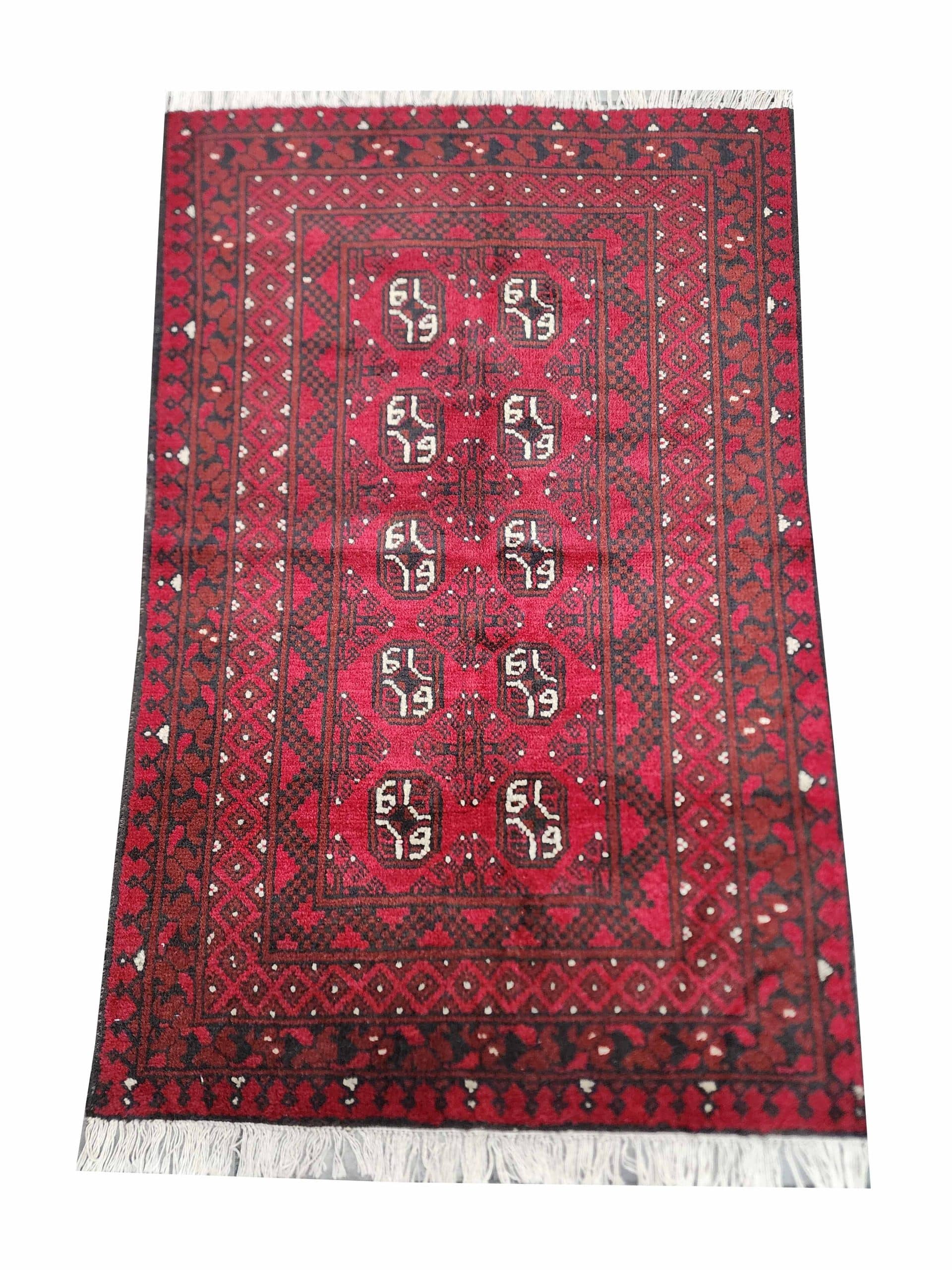 Red Road - Red Afghan 148 x 99 CM