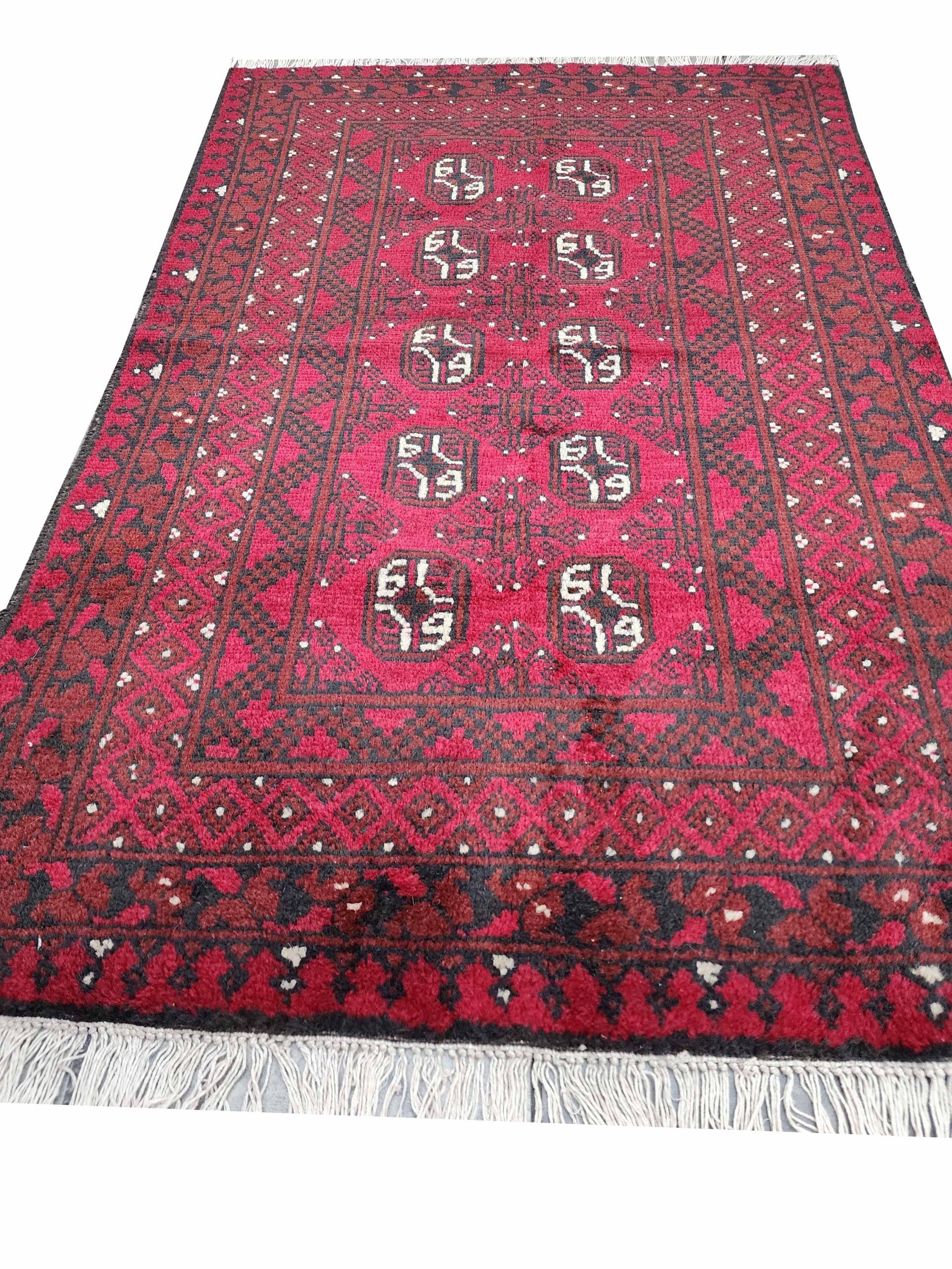Red Road - Red Afghan 148 x 99 CM - Image 2