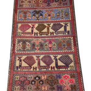 Dancing Birds – Barjasta Kilim 148 x 92 CM
