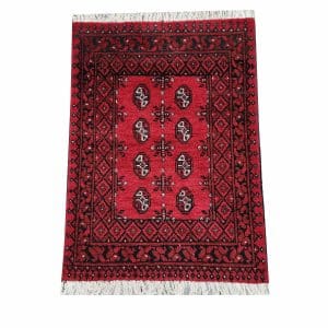 Lilac Chain – Red Afghan 112 x 82 CM