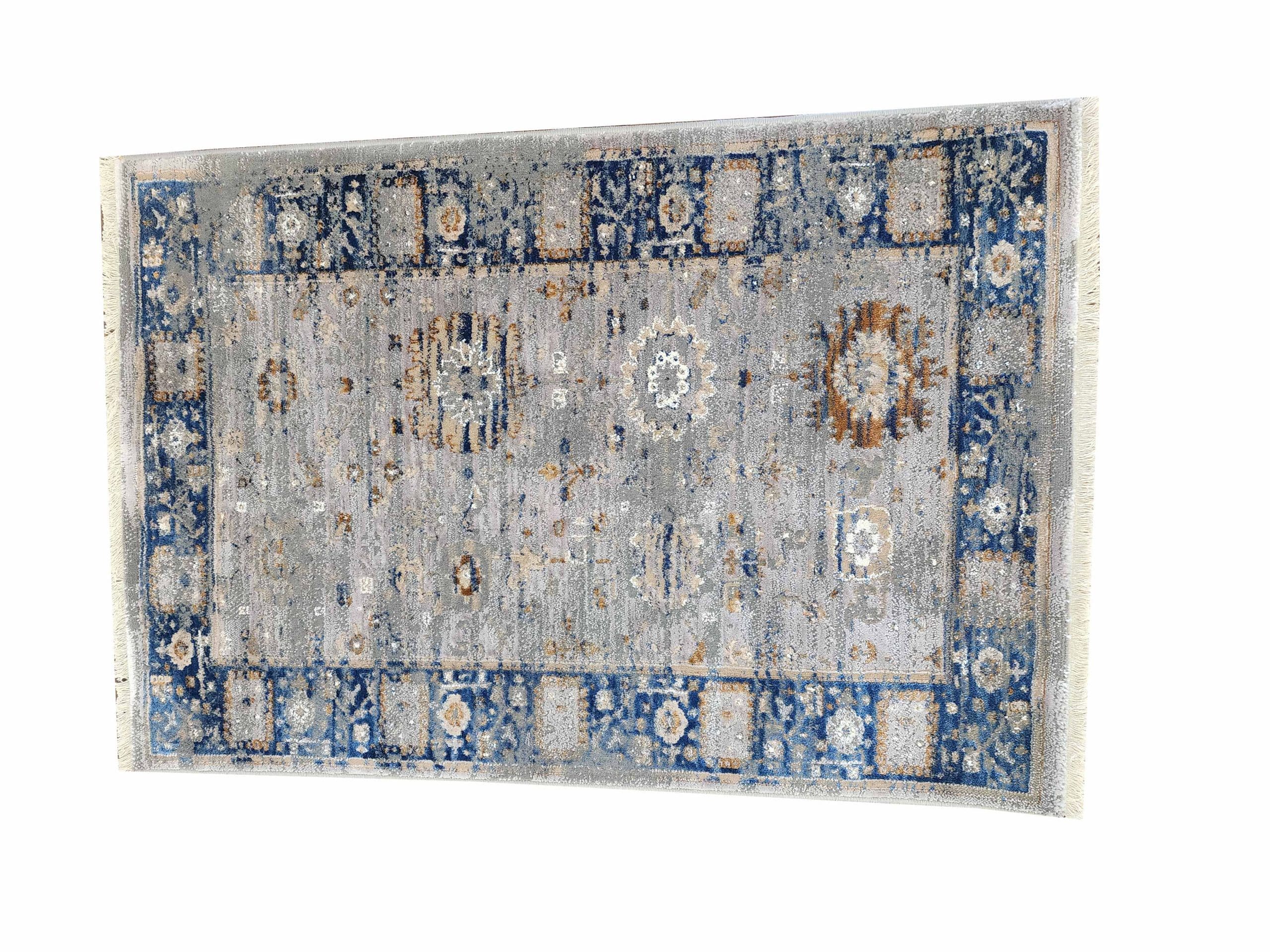 Washed Indigo - Turkish Carpet 120 x 80 CM - Image 2