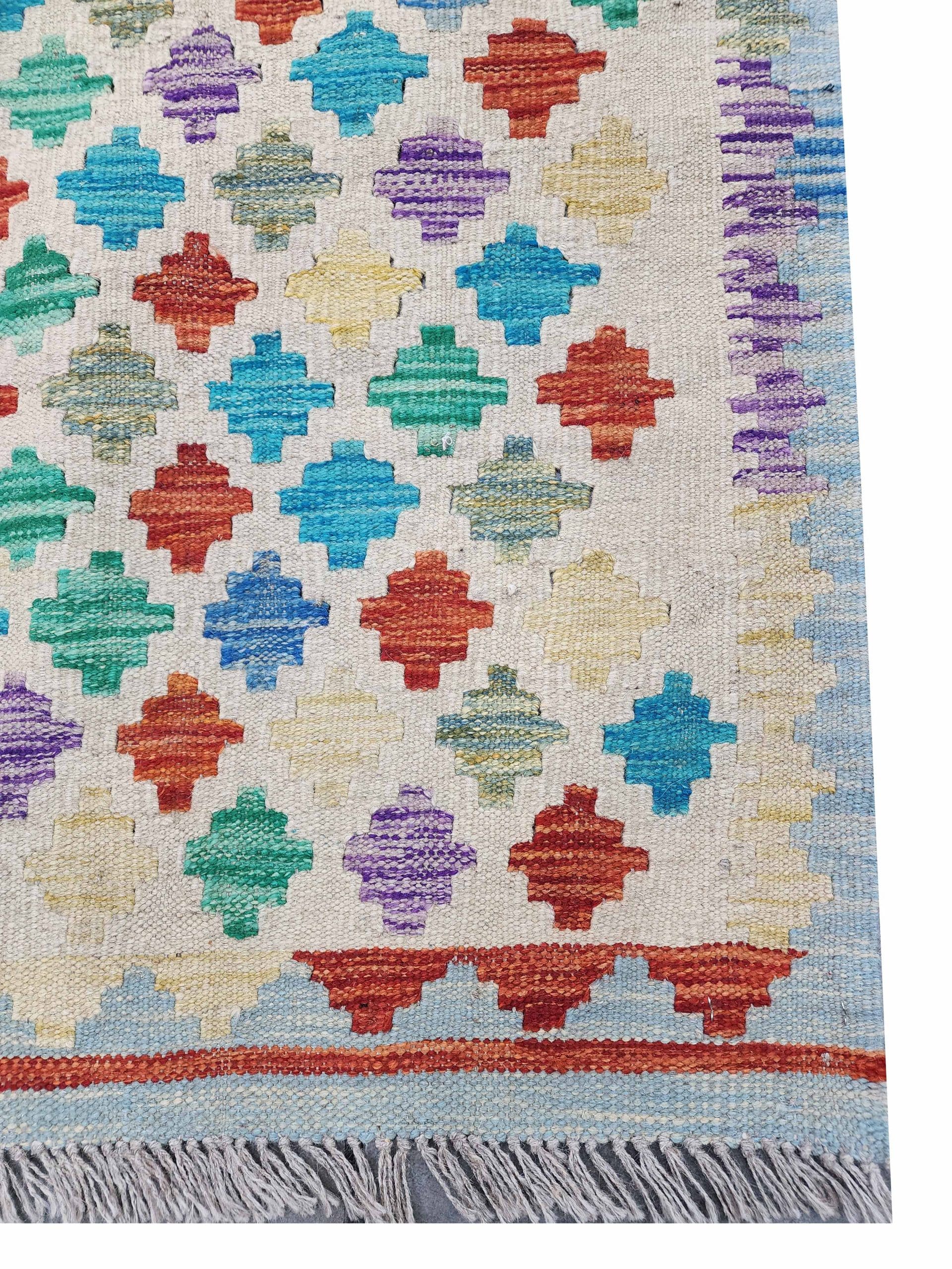 Mosaic Bloom - Chobi Kilim 150 x 102 CM - Image 2