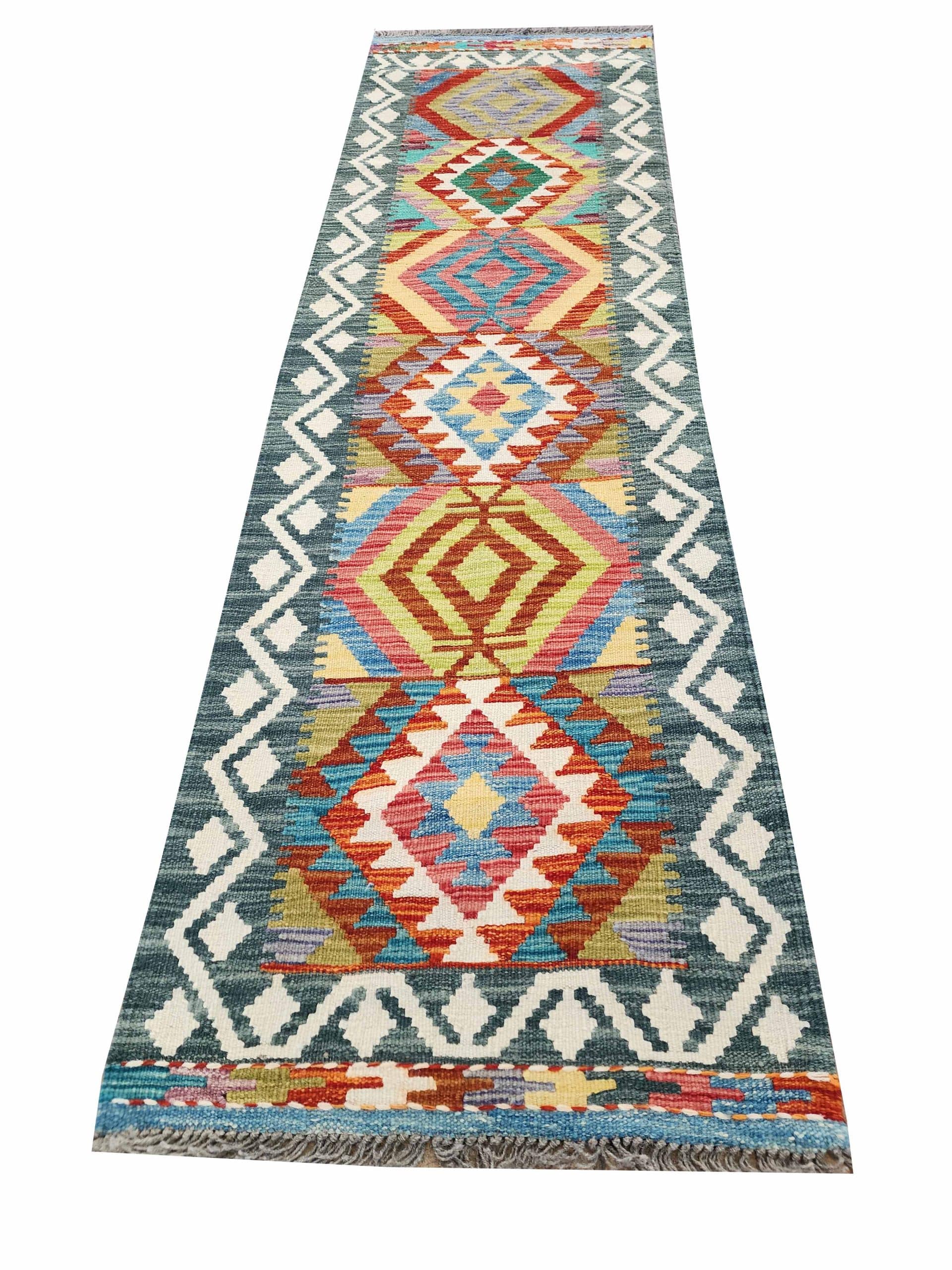 Zigzag - Chobi Kilim Runner 203 x 60 CM