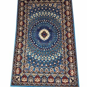 Blue Supernova – Turkoman Carpet 147 x 98 CM