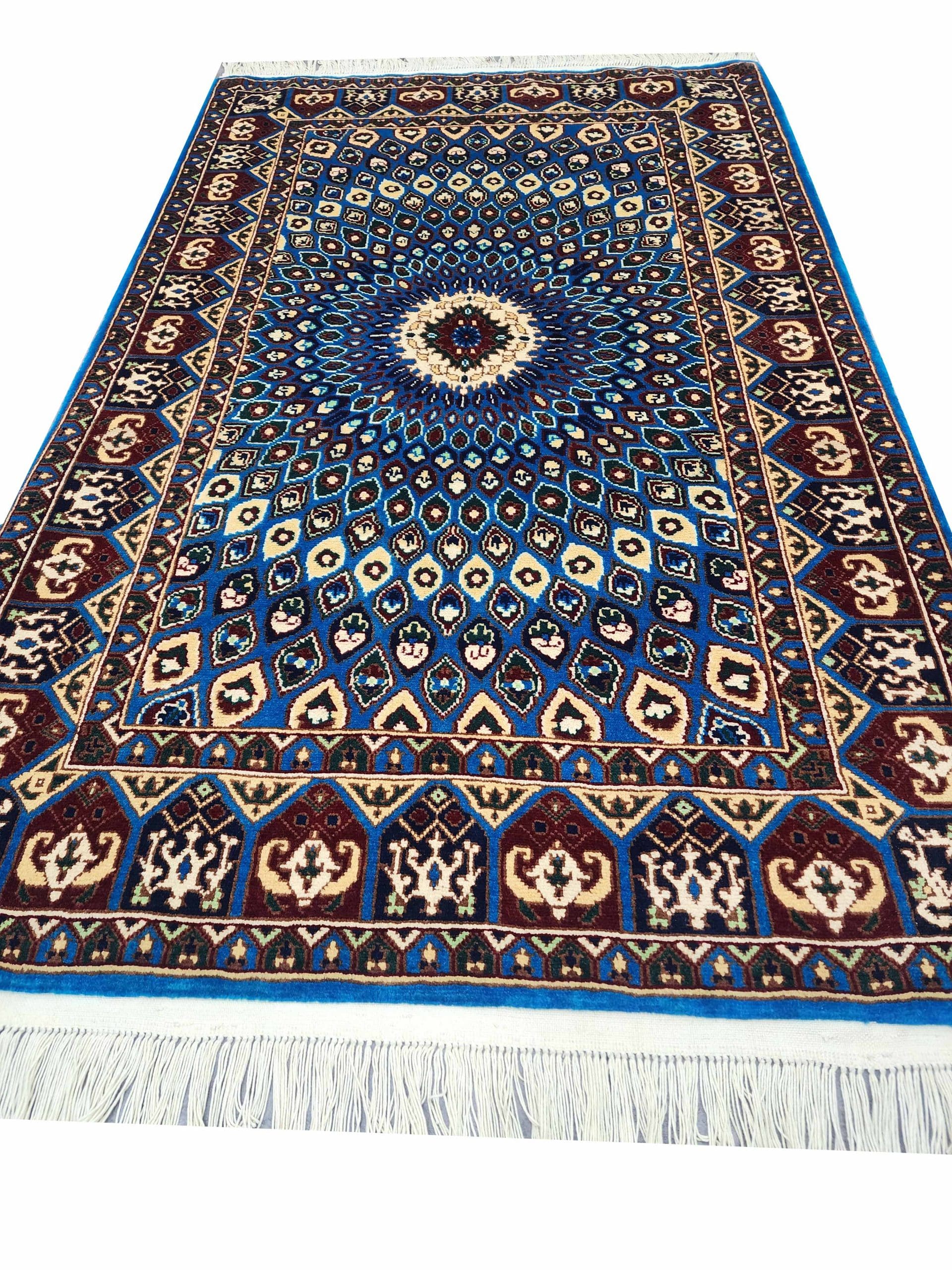 Blue Supernova - Turkoman Carpet 147 x 98 CM - Image 3