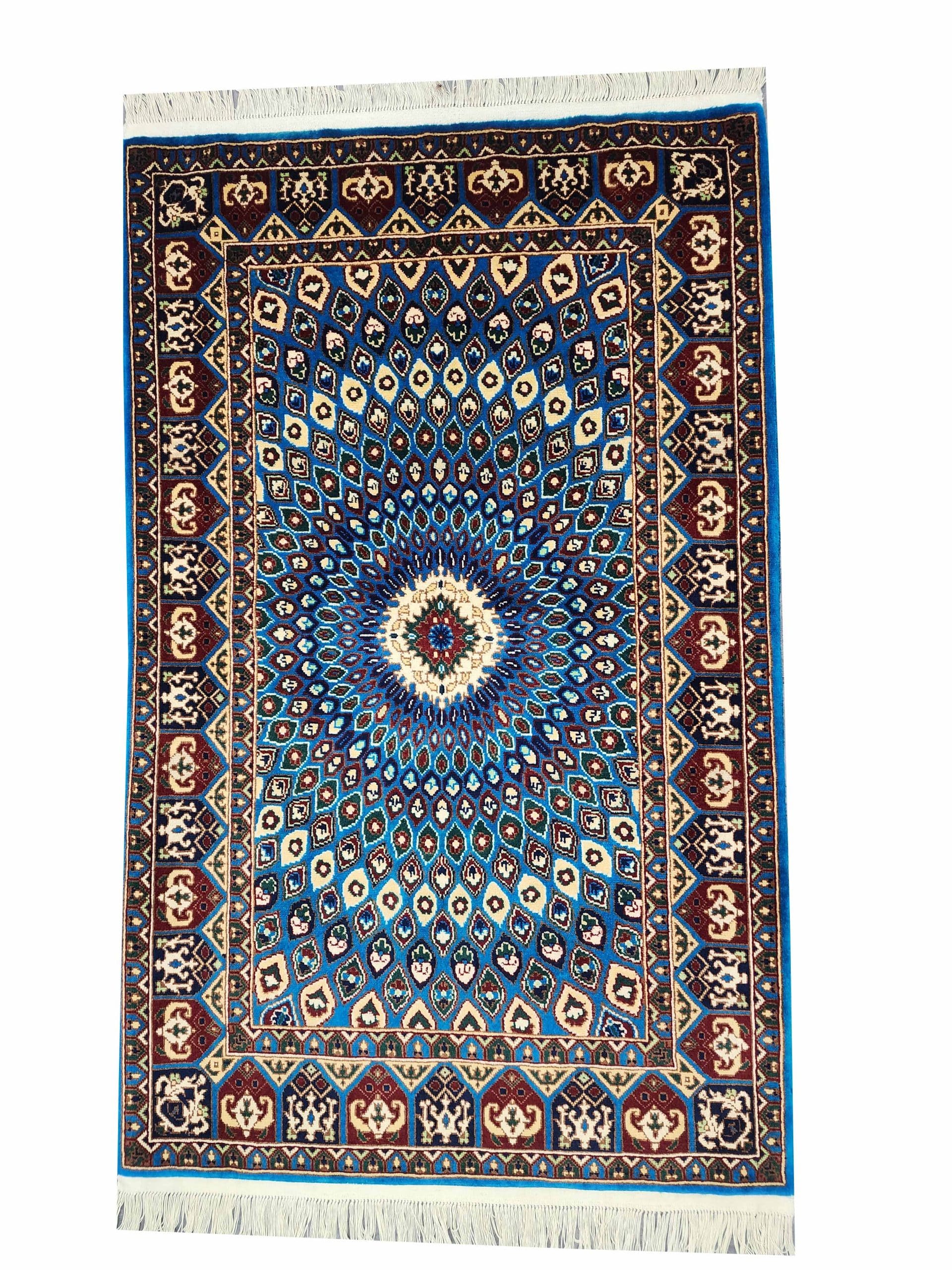 Blue Supernova - Turkoman Carpet 147 x 98 CM - Image 4