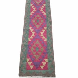 Lilac Trail – Maimana Kilim Runner 200 x 60 CM