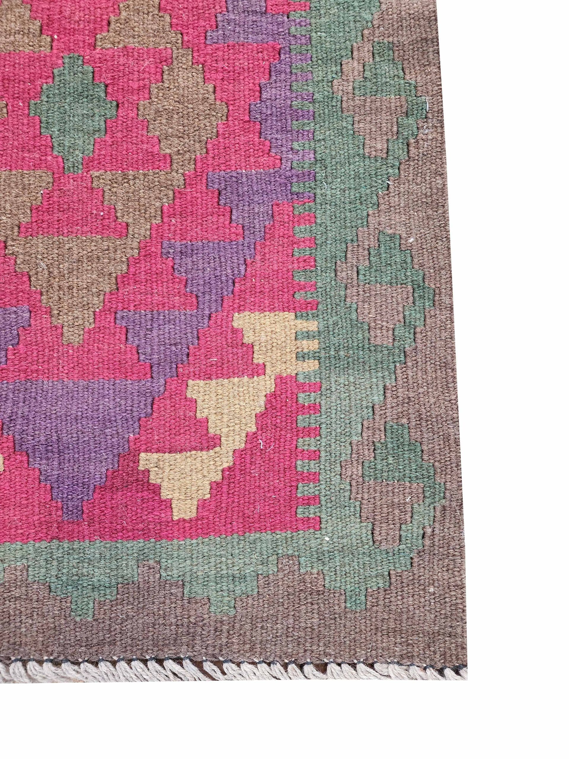 Lilac Trail - Maimana Kilim Runner 200 x 60 CM - Image 2