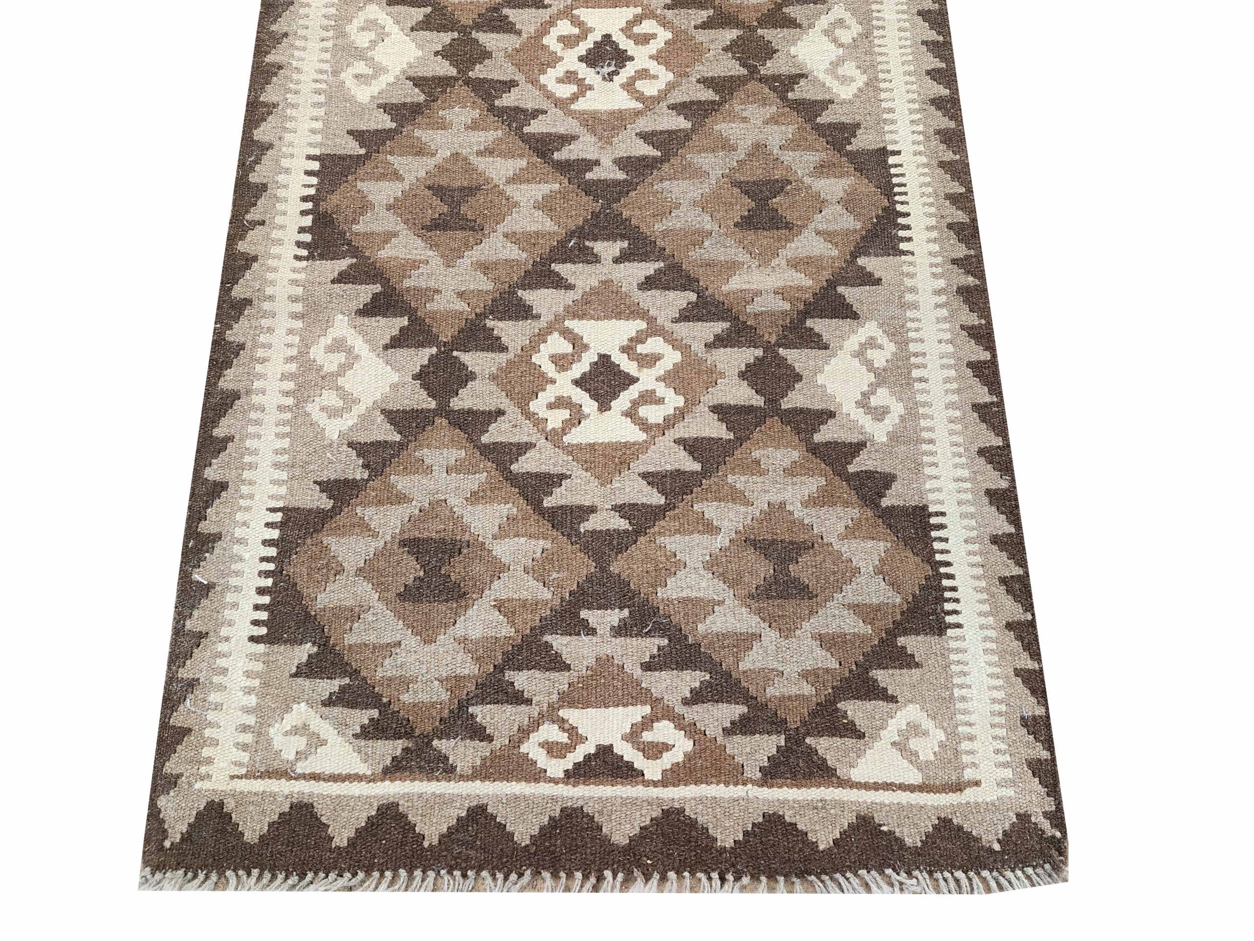 Diamond Fade - Natural Kilim Runner 284 x 84 CM - Image 2